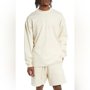 FEAR OF GOD ESSENTIALS Oversize Long Sleeve Cotton Logo Tee size M